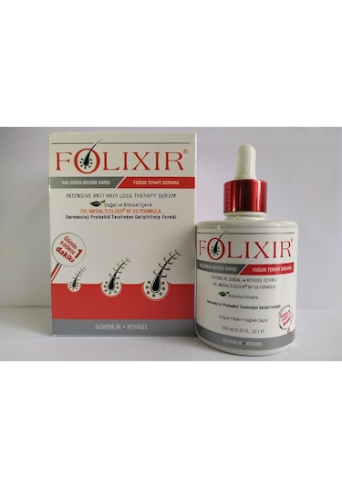 Folixir Saç Dökülmesine Karşı Yoğun Terapi Serumu 150 ML