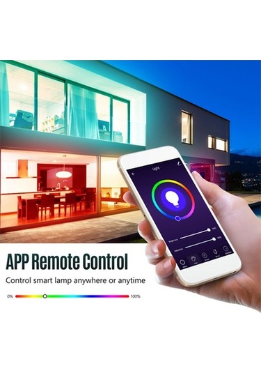 Moly Gu10 Wifi Akıllı Led Ampul 5w Rgb+cw+ww Beyaz 16m Renk Parlaklık Ayar App Ses Kontrolü Beyaz