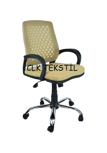 Clk-06 Fileli Petek Ofis Büro Bilgisayar Koltuğu Sandalyesi Krom Ayak