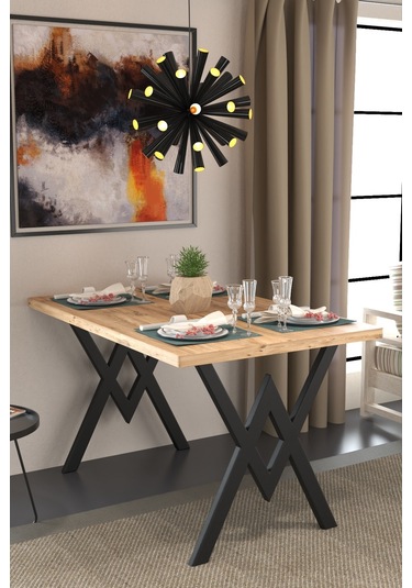 Evdemo Parla Mutfak Masası Atlantik Çam