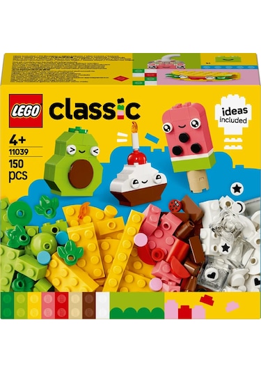 LEGO® Yaratıcı Yiyecek Arkadaşlar 11039 - 4 Yaş ve Üzeri Çocuklar için Hayal Gücünü Geliştiren Yaratıcı Oyuncak Yapım Seti (150 Parça) LEGO® Yaratıcı Yiyecek Arkadaşlar 11039 - 4 Yaş ve Üzeri Çocuklar için Hayal Gücünü Geliştiren Yaratıcı Oyuncak Yapım Seti (150 Parça)