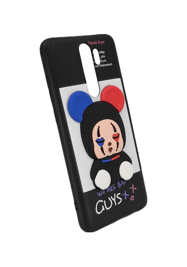 Nettech Xiaomi Redmi Note 8 Pro Uyumlu Three D Case Seri Arka Koruma Kılıf - Yeşil Yeşil