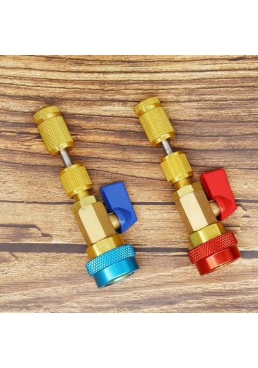 Willowhaven Style A Yüksek Ve Düşük Basınç R134a Soğutucu Vana Bağlantısı - Dayanıklı Metal Ac Sistem Tamir Aracı