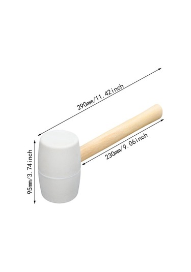 Pazly Yapı Tokmak Suntek Kauçuk Ev Ve İş Yeri Çekiç Başlığı 530-gr