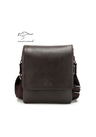 Erkek Postacı Askılı Hakiki Deri Çanta A+ Kangaroo Kıngdom 7279K