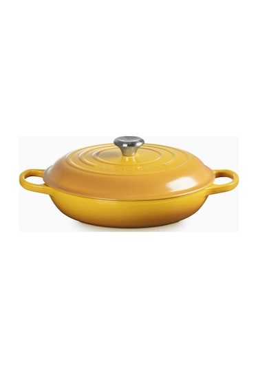 Le Creuset Gourmet Profesyonel Lüks Döküm Tencere Sarı 28 Cm