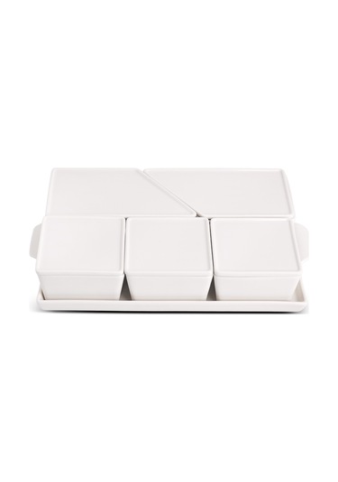 Aryıldız Sc Tepsılı Kahvaltılık 11 Prc Beyaz