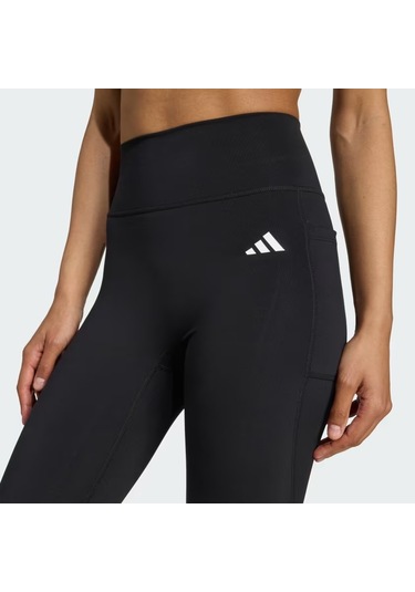 Adidas Optime Essentials No Front Rise Kadın Tayt Jy4815 Siyah