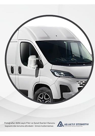 Fiat Ducato Van Ayna Kapağı 2 Parça 2025 Ve Üzeri Krom Paslanmaz Çelik