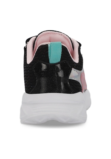 Slazenger KEMBA Çocuk Cırt Cırtlı Siyah / Pembe Günlük Spor Ayakkabısı