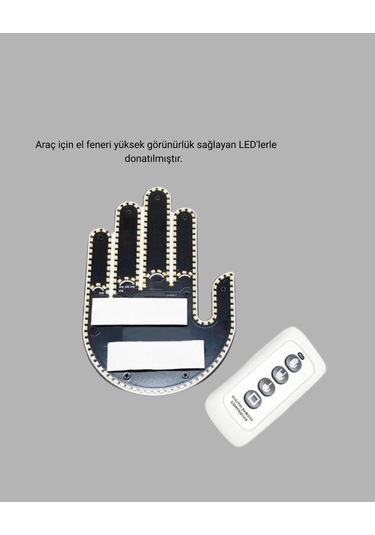 Uzaktan Kumandalı Çok Fonksiyonlu Araç Led Işığı Çok Renkli