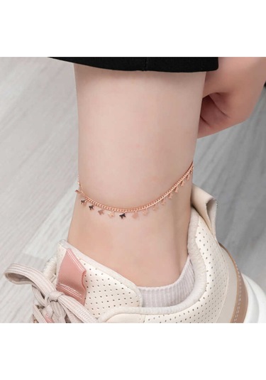 Casera's Gümüş Rose Kelebek Halhal Csr2185210 Gümüş