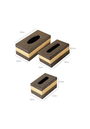 Beyaz Orta-s/m/l Suni Deri Doku Kutusu Kutu Konteyner Ev Araba Doku Kutusu Saklama Kutusu El Restoran Kağıt Tutucu Masa Dekorasyon