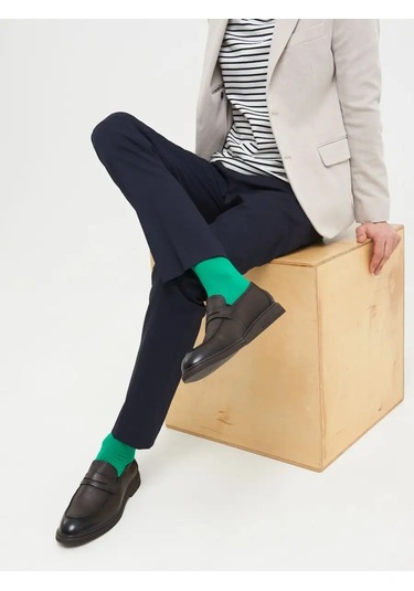 Dzen&socks Renkli Düz Çorap Seti 127181622 Kırmızı