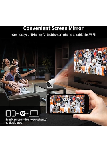 İdragon HY300 Pro 200 ANSI Lümen Android 12 Akıllı Projeksiyon Cihazı