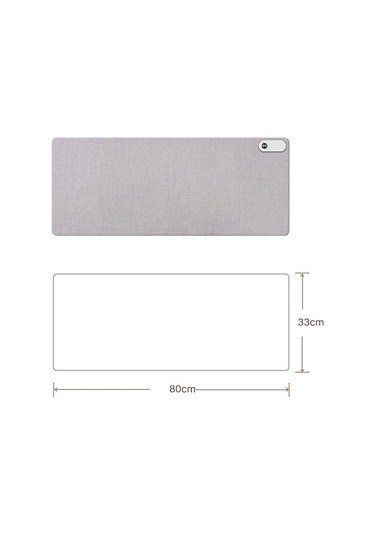 Dijital Ekranlı Masa Isıtmalı Mouse Pad Bilgisayar Masası İçin Hızlı Isınan Su Geçirmez Mouse Pad