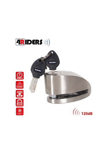 4riders Guardian Disc 10mm Alarmlı Disk Kilidi