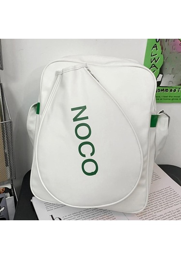 Suntek Tenis Çantası Raketi Badminton Pickleball Kürekleri Beyaz