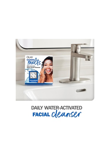 Olay Cleansing Melts + Hyaluronik Cilt Temizleyici Çözünen Ped 32 Adet