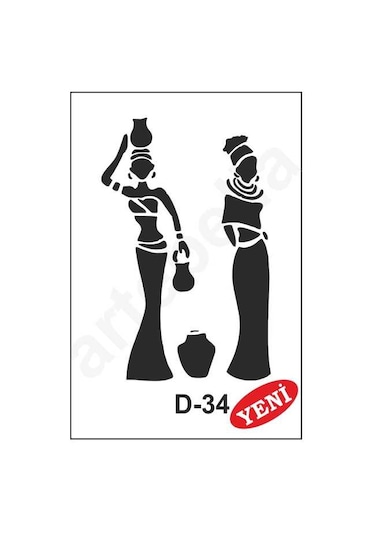 D-34  Artebella Stencil 20x30 Cm