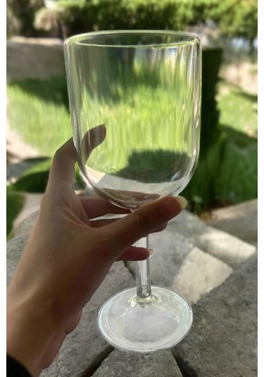 Kırılmız Çizilmez Şarap Bardağı 400 Ml Cam Gibi Şeffaf Polikarbon Şarap Kadehi Şeffaf