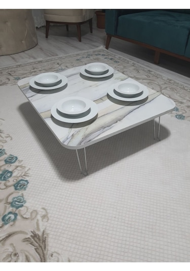 Dikdörtgen Yer Sofrası 60 90 Ahşap