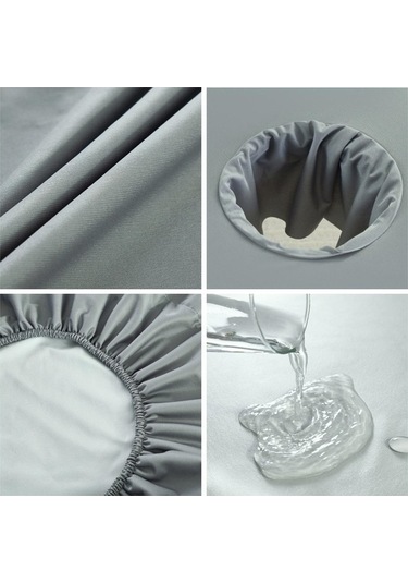 Ganzhoushop Yumuşak Tablo Suntek Su Masajlı Konforlu Kayma Gri-60x185cm Doku Tv