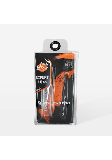 Staleks Expert Profesyonel Kaş Cımbızı 4mm Siyah