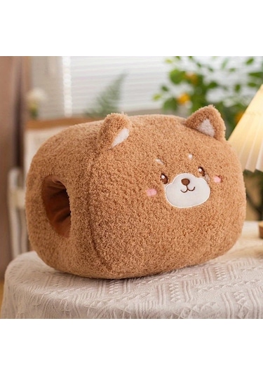 Elmpaly Pelüş Tavşan Tasarımı Yastık - Yumuşak El Isıtıcı Ve Ofis Şekerleme Yastığı