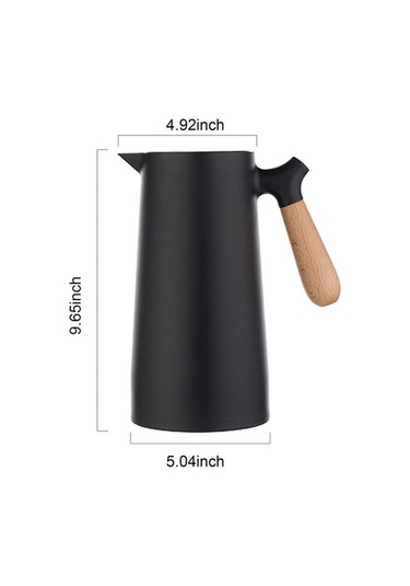 Fastbuy Kırmızı 1000ml Çift Katmanlı Sıcak Tutarak Termos, 24 Saat Sızdırmaz Taşınabilir Kırmızı Kırmızı