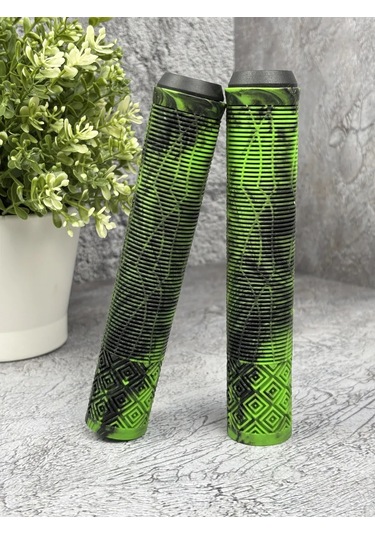 Homaland Bmx Akrobatik Bisiklet Ve Scooter İçin Gidon Tutacakları 374602803 Yeşil