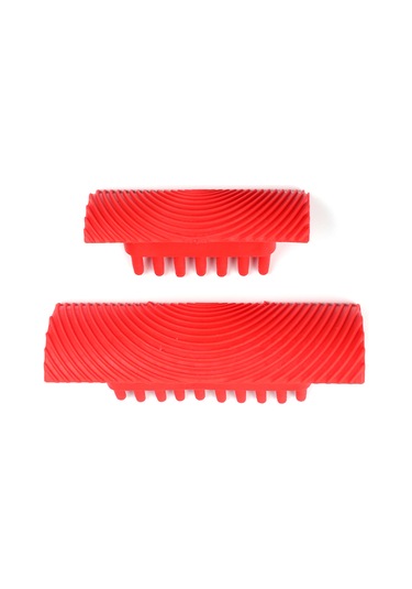 Yaleker 2 Adet Kauçuk Ahşap Desen Aleti - Duvar Boyama, Relief Sanatı, Dıy Dekorasyon, Kolonu Tipi Zz0034