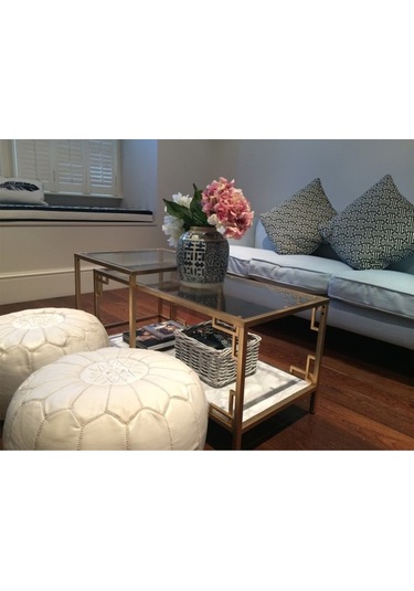 Paola 2'li Gold Metal Orta Sehpa