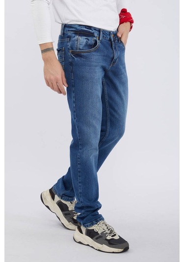 Erkek Jean Pantolon Mavi