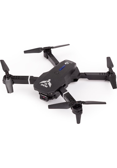İlk Dronum Katlanır Çift Kameralı Tek Tuşla Iniş Kalkış Başlangıç Drone Model (3 Bataryalı, Siyah)