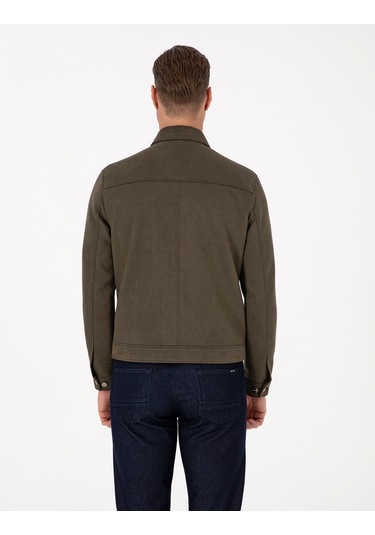 Pierre Cardin Erkek Haki Deri Mont-kaban 50318156-790 Haki