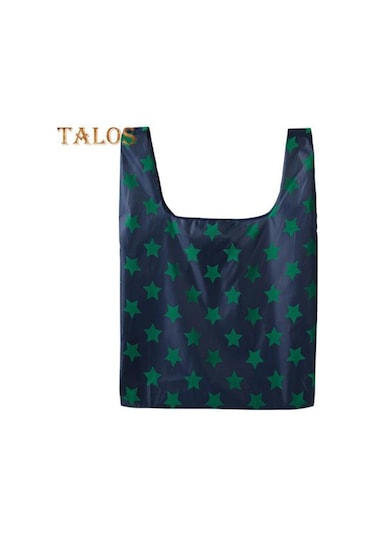 Yeşil Alışveriş Çantası Büyük Kapasiteli Yeniden Kullanılabilir Kare Şekli Dayanıklı Açık Taşınabilir Katlanır Alışveriş Çantası Ev Gereçleri Yeşil