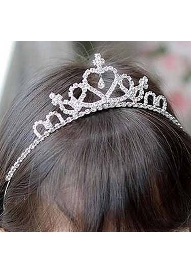 Trendooze Tiara Taklidi Taç Sopa Saç Prenses Prenses Moda Kızlar Hairband Bandı Bq Çok Renkli