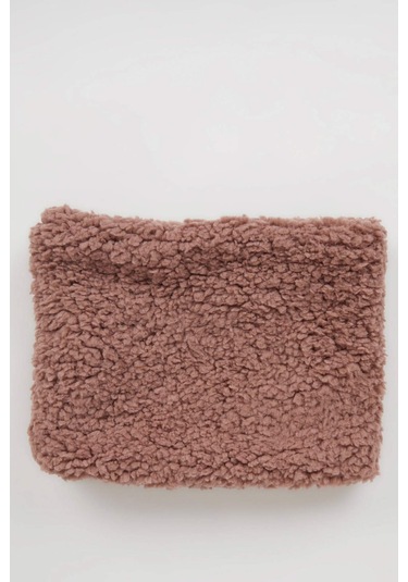 Defacto Kız Bebek Ayıcık Figürlü Pelüş 2li Atkı Boyunluk D1090a524wnpn10 Pembe