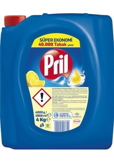 Pril Bulaşık Deterjanı 4 x 4 KG