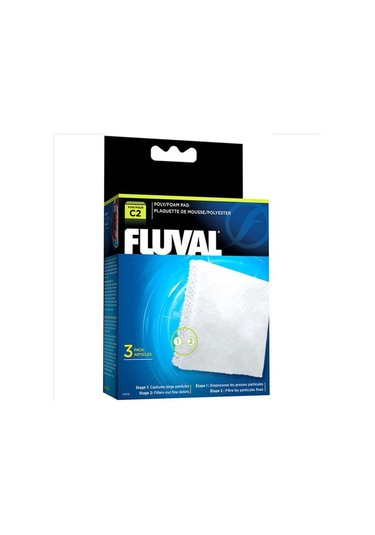 Fluval C2 Filtre Süngeri 3lü