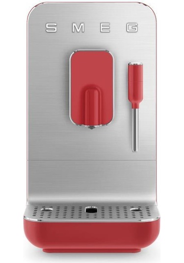 SMEG Otomatik Kahve Makinesi Kırmızı-Gümüş BCC02RDMEU
