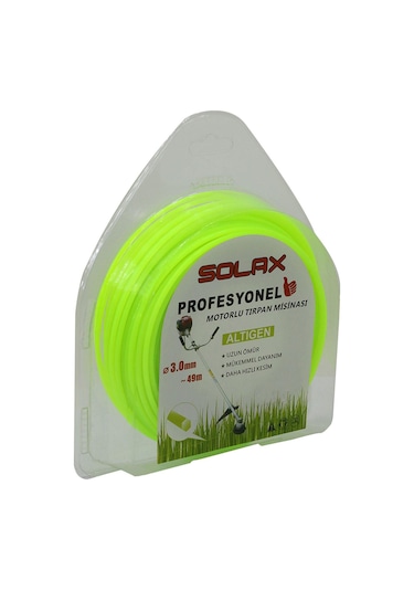 Solax Tırpan Misina Altıgen Altı Köşe 3 Mm x 49 Metre Misinası