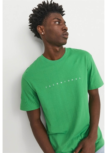 Jack & Jones Jjestar Jj Tee Ss Noos Yeşil Erkek Kısa Kol T-shirt 000000000101927706