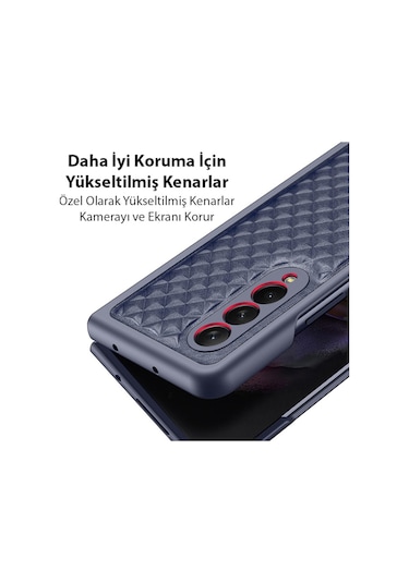 Dux Ducis Venice Samsung Galaxy Z Fold3 5G Premium Deri Kilif 563601270