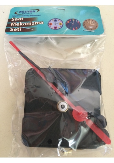Duvar Saat Mekanizması Seti Akrep Yelkovan Saniye