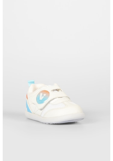 Vicco Donut Basic Erkek İlk Adım Beyaz/mavi Sneaker Beyaz - Mavi