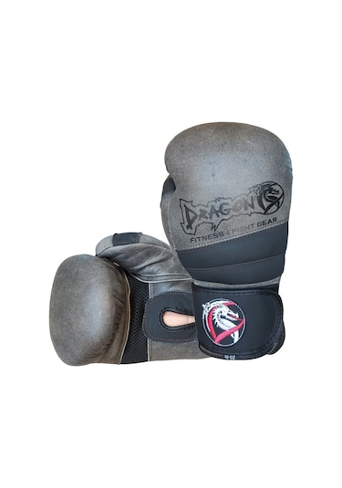 Dragondostore Dragon 30211-L Antique Hakiki Deri Boks Eldiveni