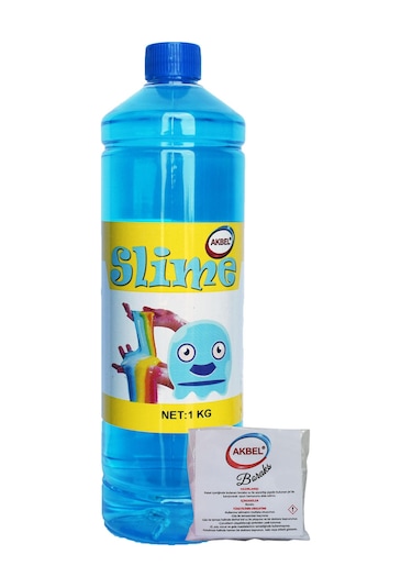 Akbel Zıp Zıp Şaka Hamuru Mavi 1 KG + Boraks