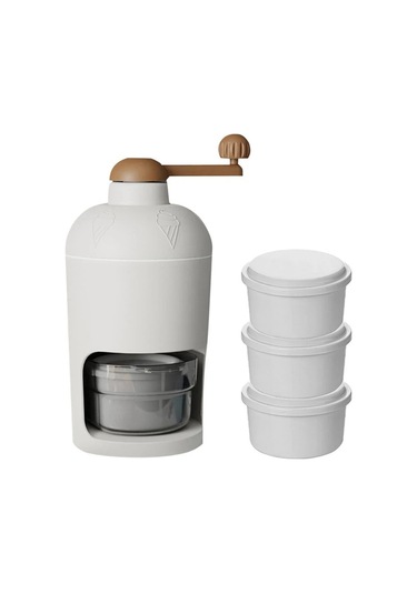 Jialan Manuel Buz Kırıcı Döner Buz Kırıcı Traş Beyaz